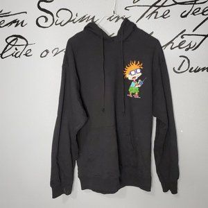 NWOT Rugrats Black Hoodie | 90s Retro, Nickelodeon, L